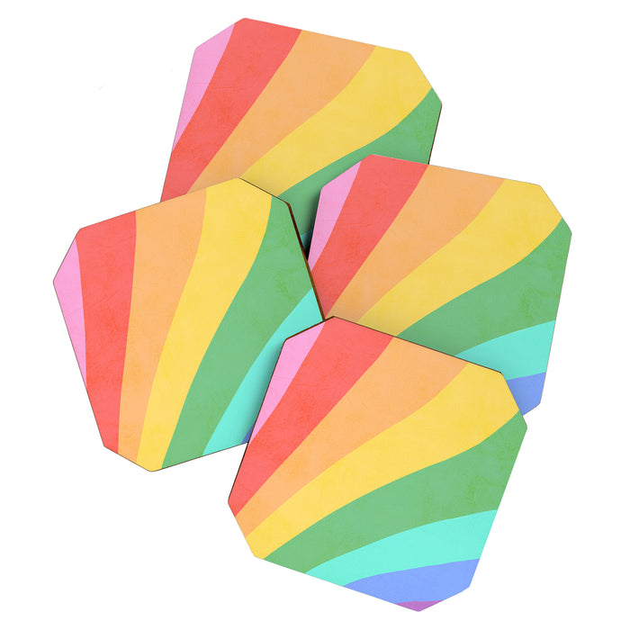 Made of colour - Pride Swatch Rainbow Coaster Gallery Image 1