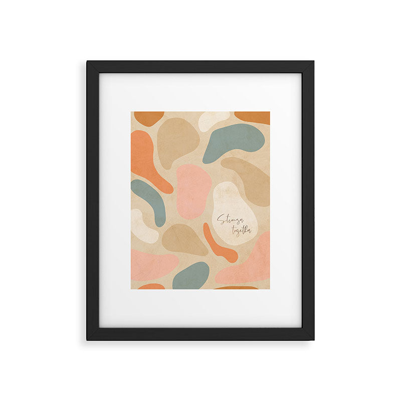 Matisse Pebbles - Stronger together Framed Art Print Gallery Image 5