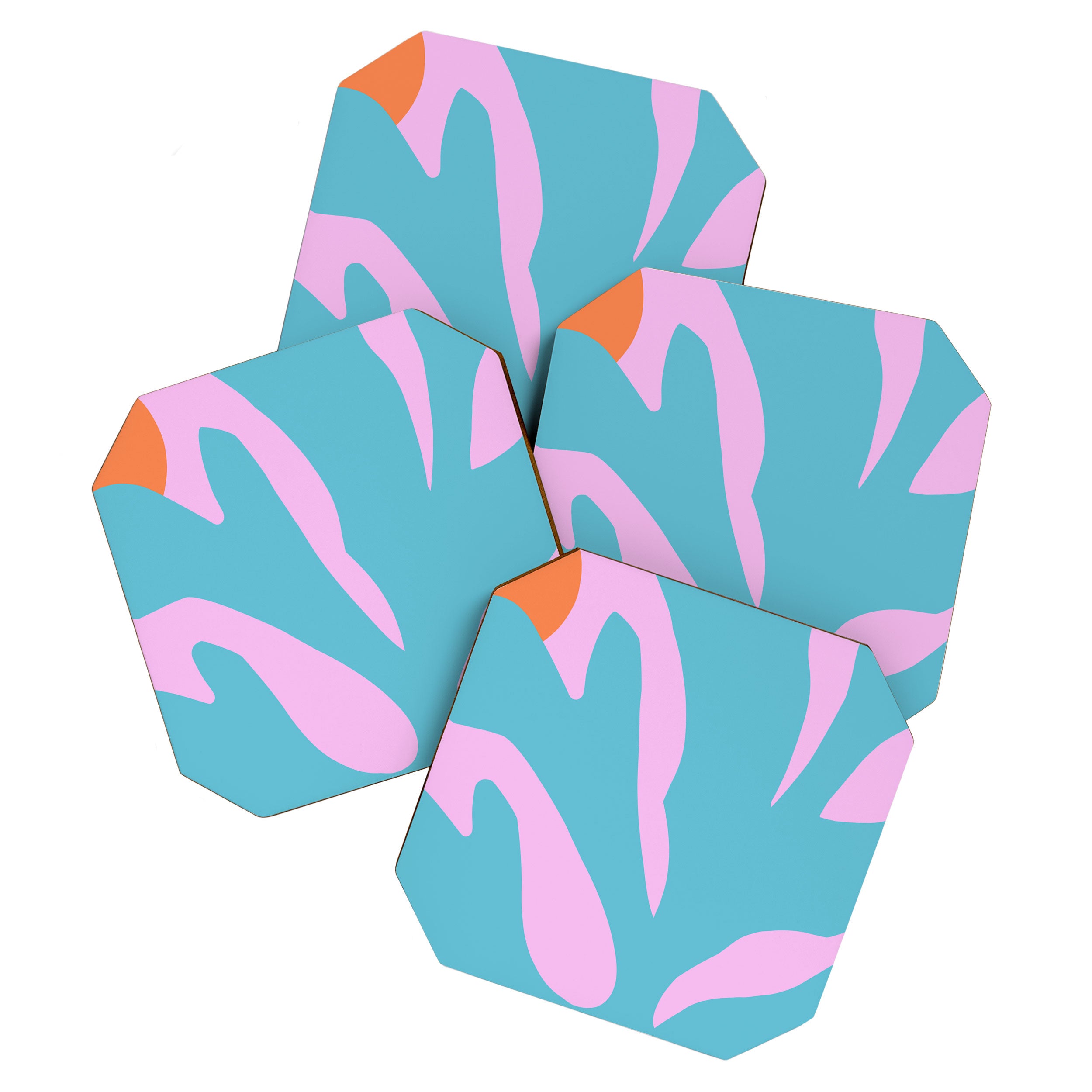 Matisse Poster 1. Leaf & Sun cut-outs Coaster Gallery Image 1