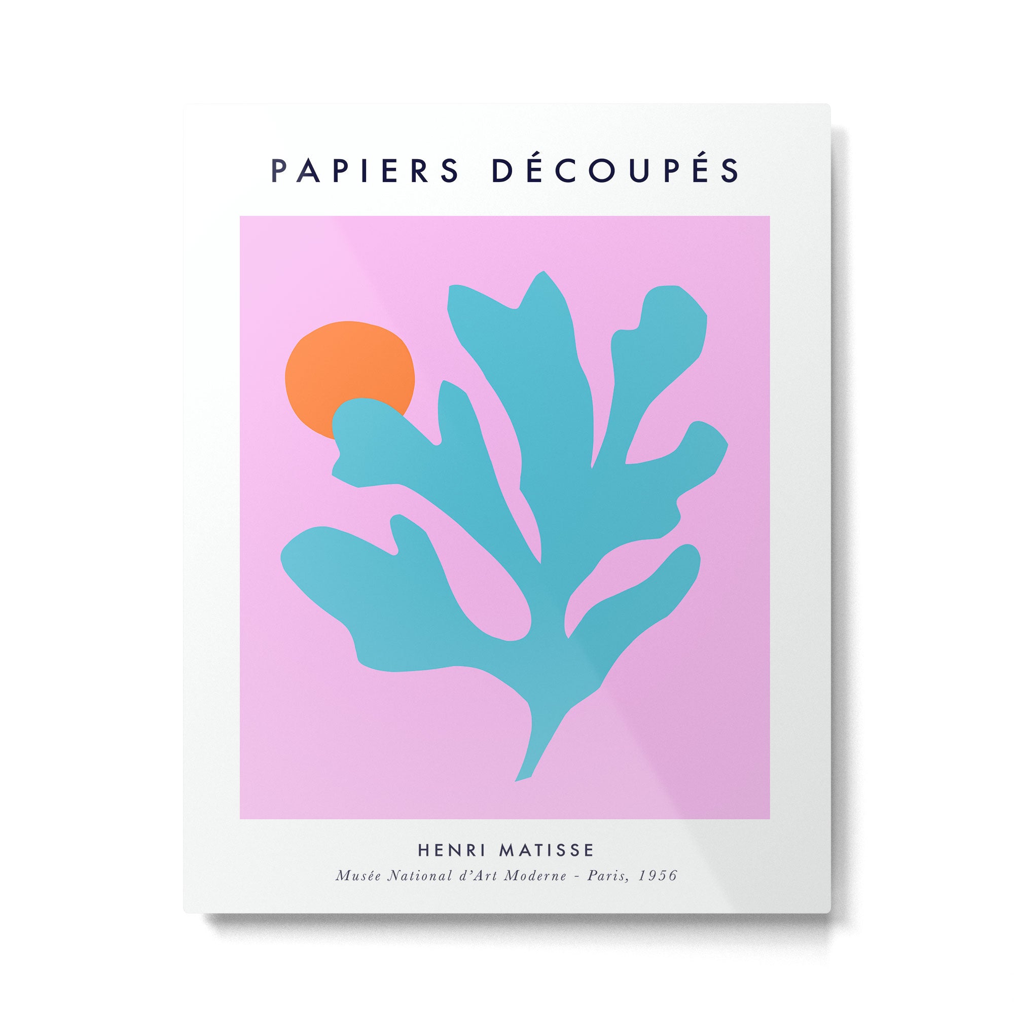 Matisse Poster 1. Leaf & Sun cut-outs Metal Print Gallery Image 4
