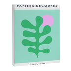 Matisse Poster 2. Leaf & Sun in Green & Pink Canvas Print Gallery Image 6