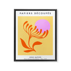 Matisse Poster 3. Flower & Sun cut-outs Framed Canvas Print Gallery Image 6