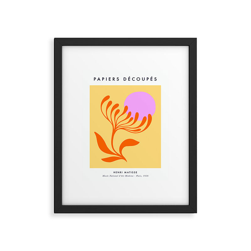 Matisse Poster 3. Flower & Sun cut-outs Framed Art Print Gallery Image 5