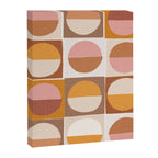Minimal abstract sun and moon collage Canvas Print Gallery Image 6