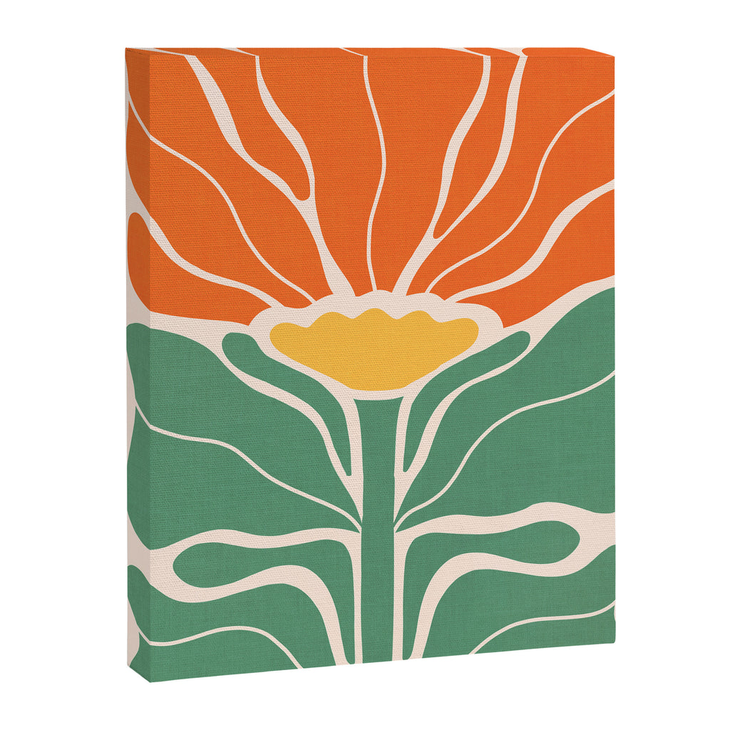 Modern Boho Art Nouveau Floral 1.1 Canvas Print Gallery Image 6