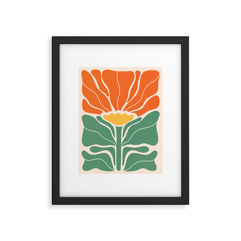 Modern Boho Art Nouveau Floral 1.1 Framed Art Print Gallery Image 5