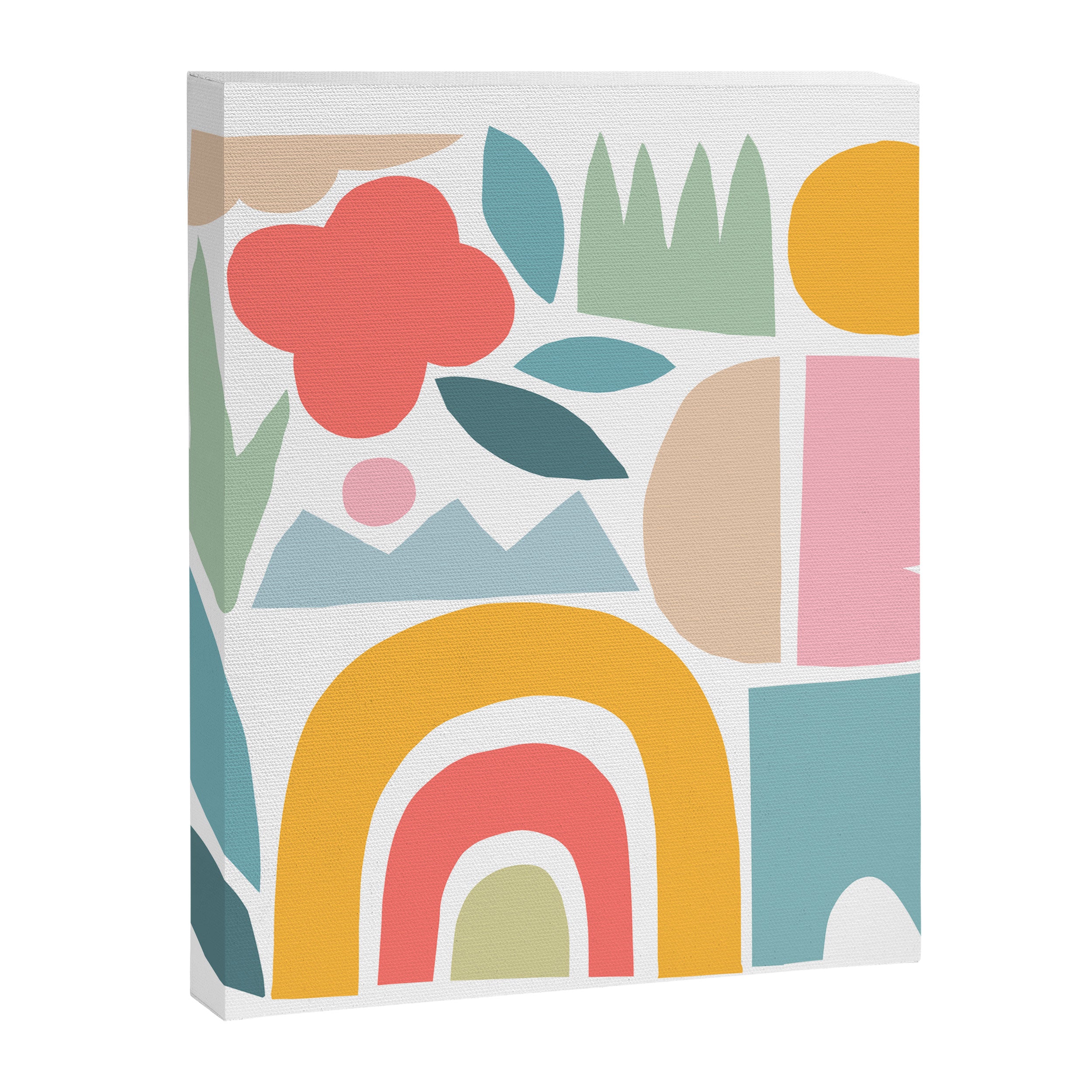 Playful Nature and Rainbow Collage Nº4 Canvas Print Gallery Image 8