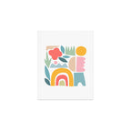 Playful Nature and Rainbow Collage Nº4 Art Print Gallery Image 1