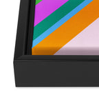 Pride without Prejudice - Rainbow Shadows Framed Canvas Print Gallery Image 3