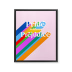 Pride without Prejudice - Rainbow Shadows Framed Canvas Print Gallery Image 6