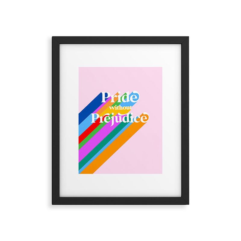 Pride without Prejudice - Rainbow Shadows Framed Art Print Gallery Image 5