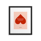 Quirky Love Quote "If you break it, you buy it" Framed Art Print Gallery Image 5