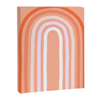 Rise above the Rainbow - Peachy pastels Canvas Print Gallery Image 6