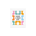 Say it with Flowers - Have a nice day! Art Print Gallery Image 1