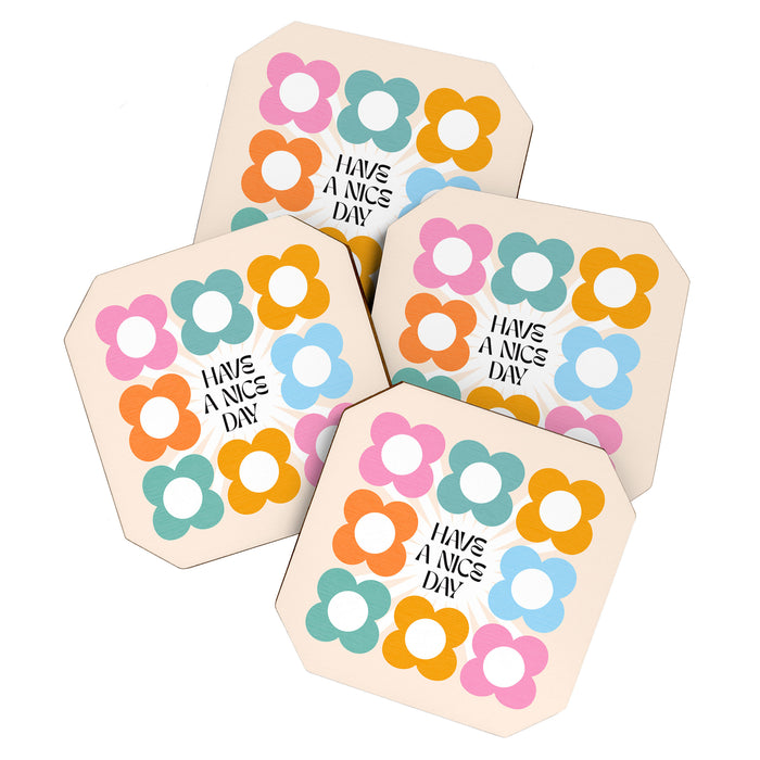 Say it with Flowers - Have a nice day! Coaster Gallery Image 1