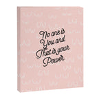 Self Love Boobs Pattern on peach Canvas Print Gallery Image 6