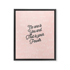 Self Love Boobs Pattern on peach Framed Canvas Print Gallery Image 6