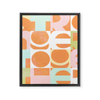Stronger Together #peachy  Framed Canvas Print Gallery Image 8