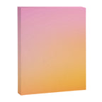 Sunrise Love - Pink & Pumpkin orange glow Canvas Print Gallery Image 6