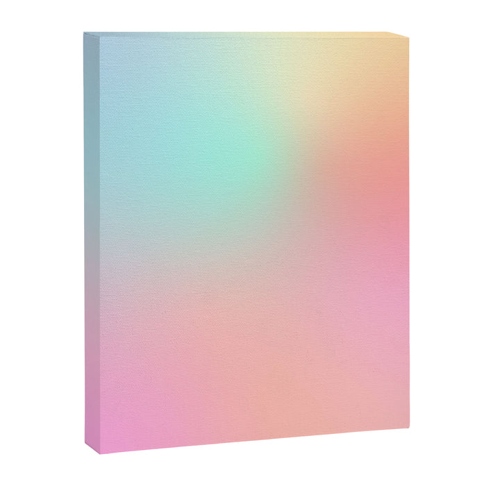The optimistic  Rainbow Gradient Canvas Print Gallery Image 1