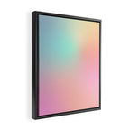 The optimistic  Rainbow Gradient Framed Canvas Print Gallery Image 2