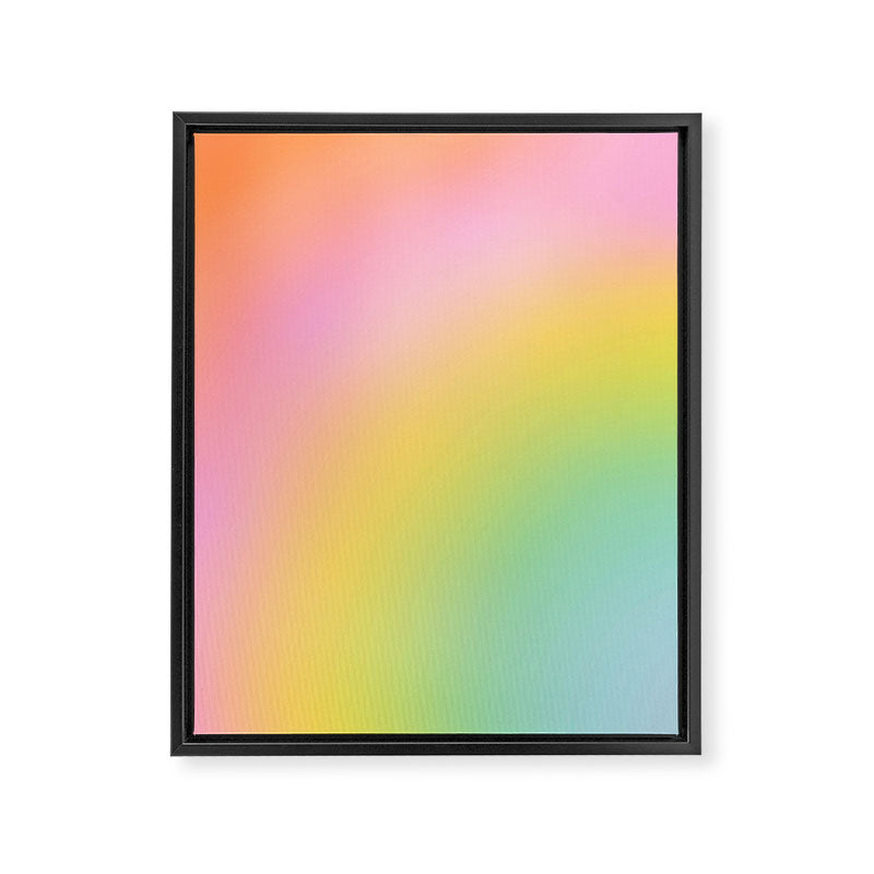 The Rainbow of Love #abstract #colourlove Framed Canvas Print Gallery Image 8