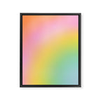 The Rainbow of Love #abstract #colourlove Framed Canvas Print Gallery Image 8