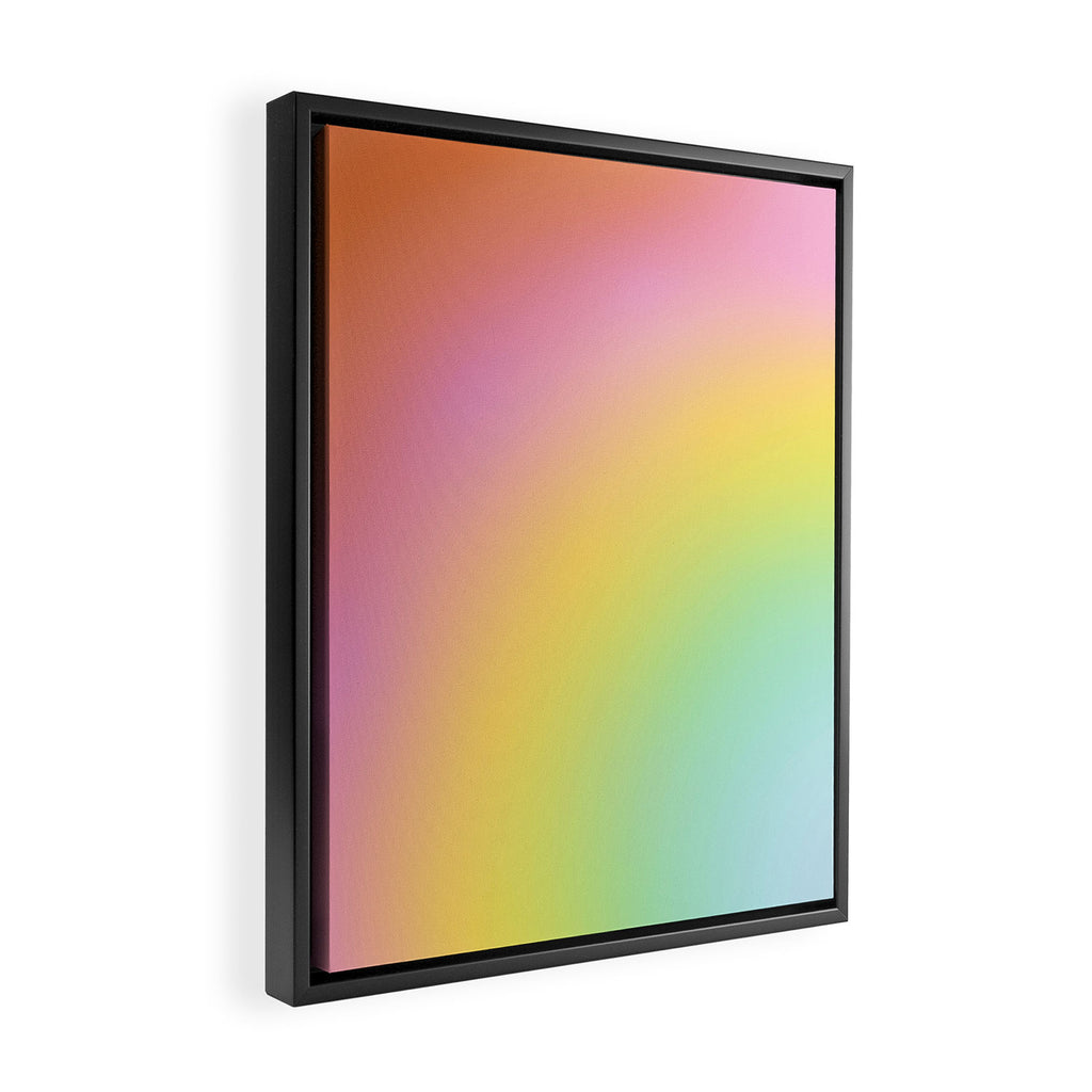 The Rainbow of Love #abstract #colourlove Framed Canvas Print Gallery Image 2