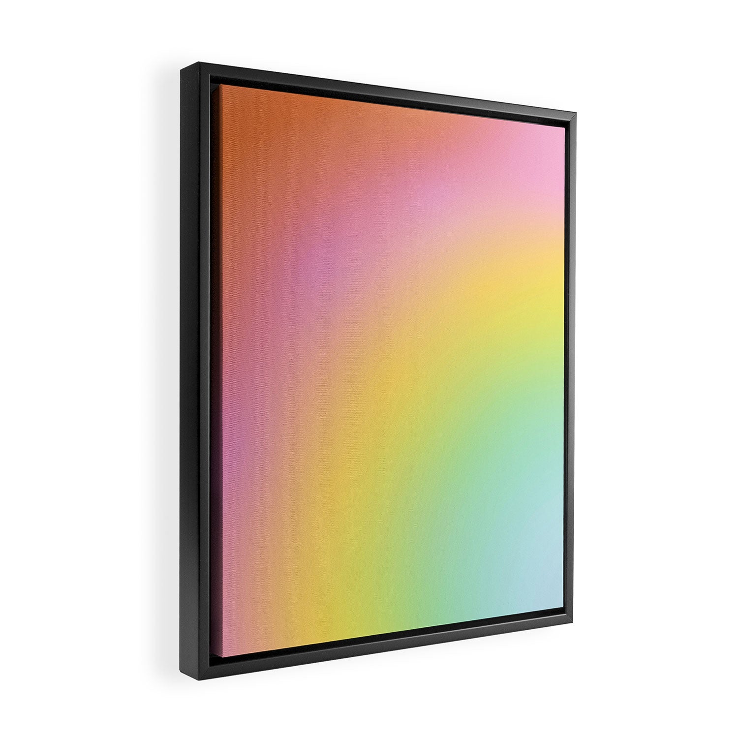 The Rainbow of Love #abstract #colourlove Framed Canvas Print Gallery Image 2