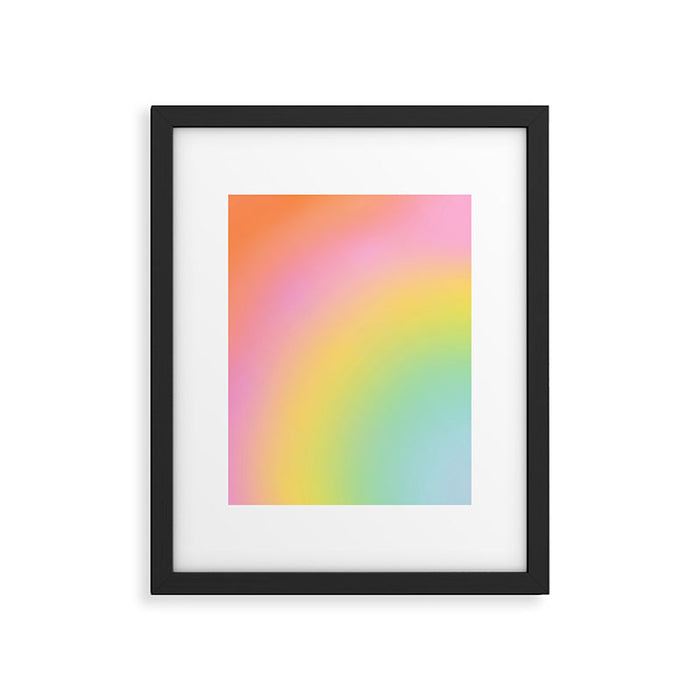 The Rainbow of Love #abstract #colourlove Framed Art Print Gallery Image 1