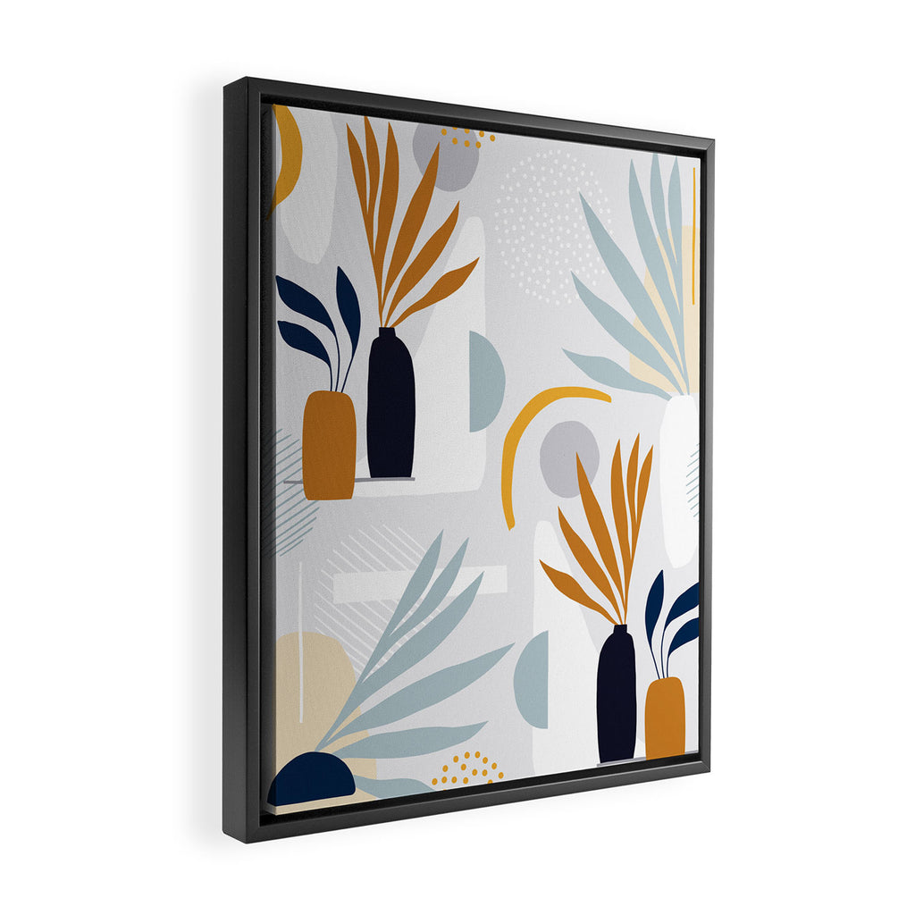 The Shapes of Nature - Pattern 2 Framed Canvas Print Gallery Image 2