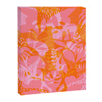 Tropical Jungle Pattern - Orange & pink Canvas Print Gallery Image 6