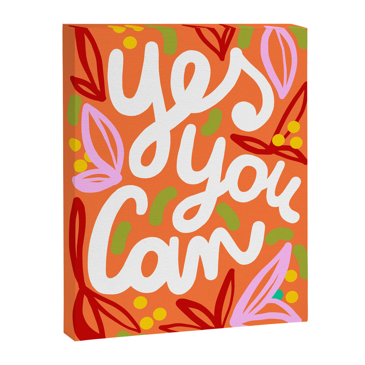 Yes You Can #motivational Canvas Print Gallery Image 8