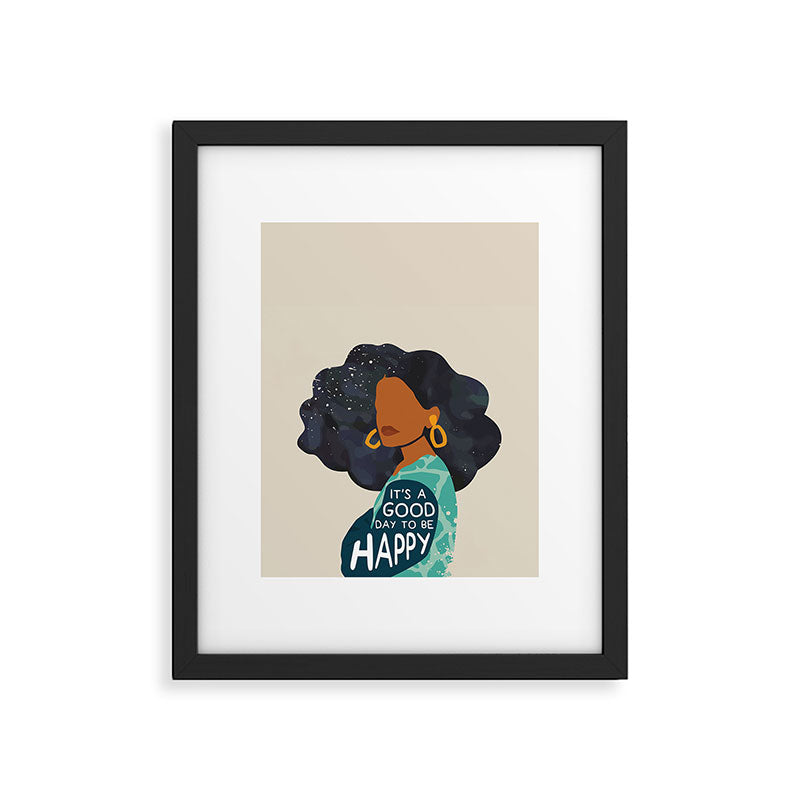 Be Happy Framed Art Print Gallery Image 6