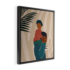 Black Dads Matter Framed Canvas Print Gallery Image 2