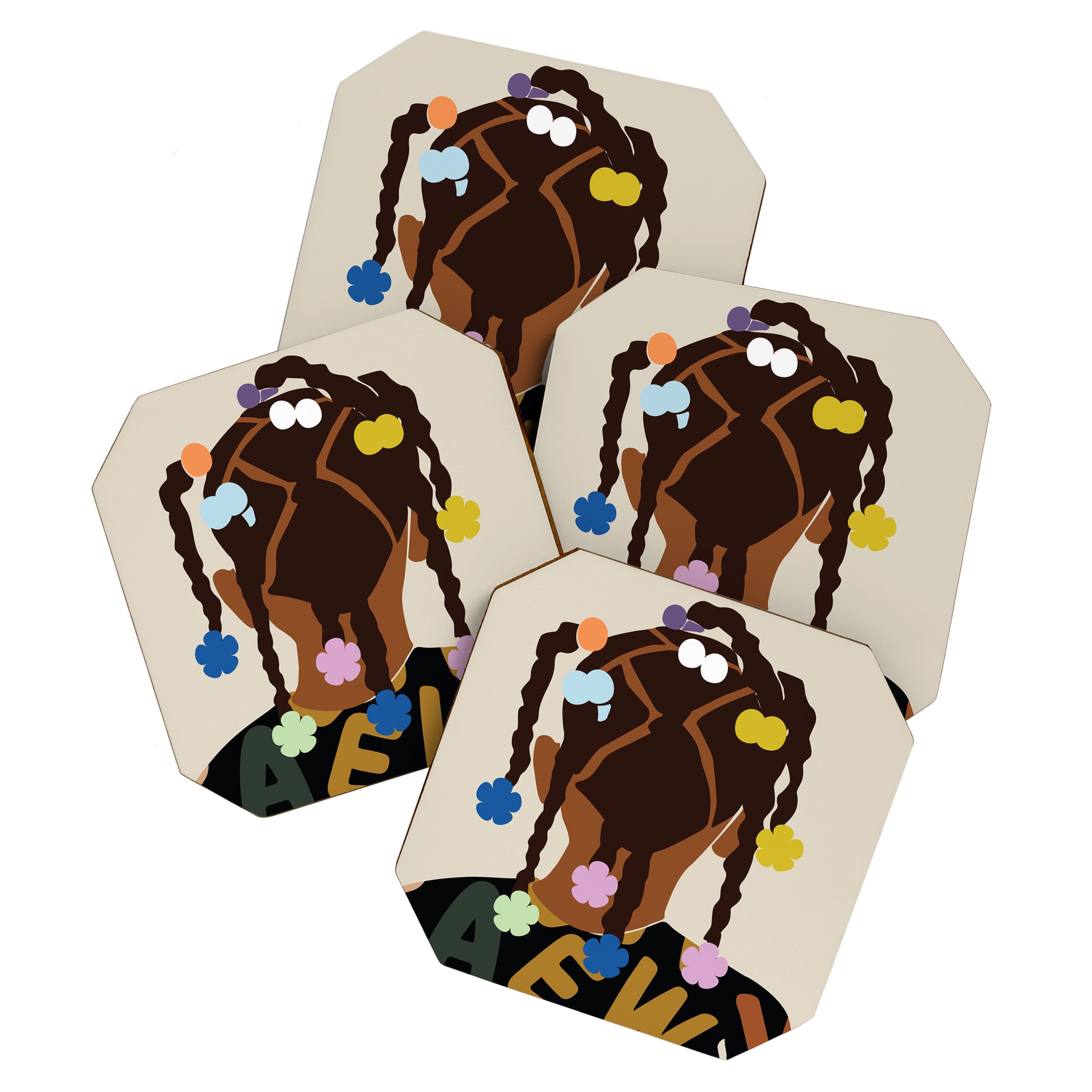Black Girl Magic No. 2 Coaster Gallery Image 1