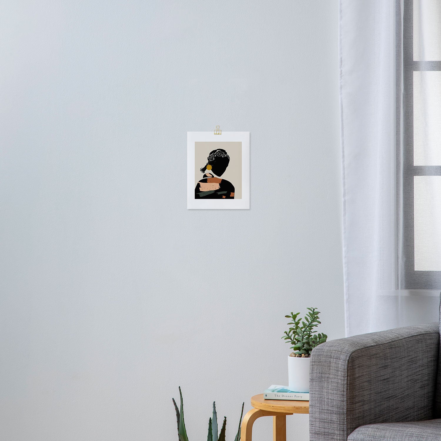 Black Hair No. 12 Art Print Gallery Image 3