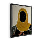 Black Hair No. 13 Framed Canvas Print Gallery Image 2