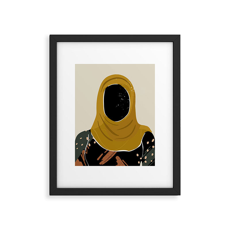 Black Hair No. 13 Framed Art Print Gallery Image 5