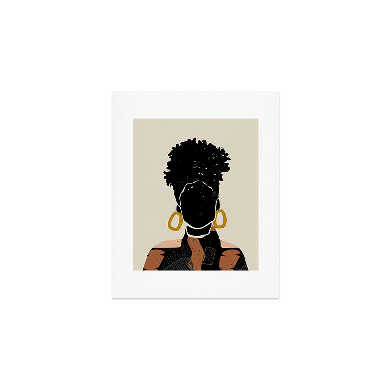 Black Hair No. 14 Art Print Gallery Image 1