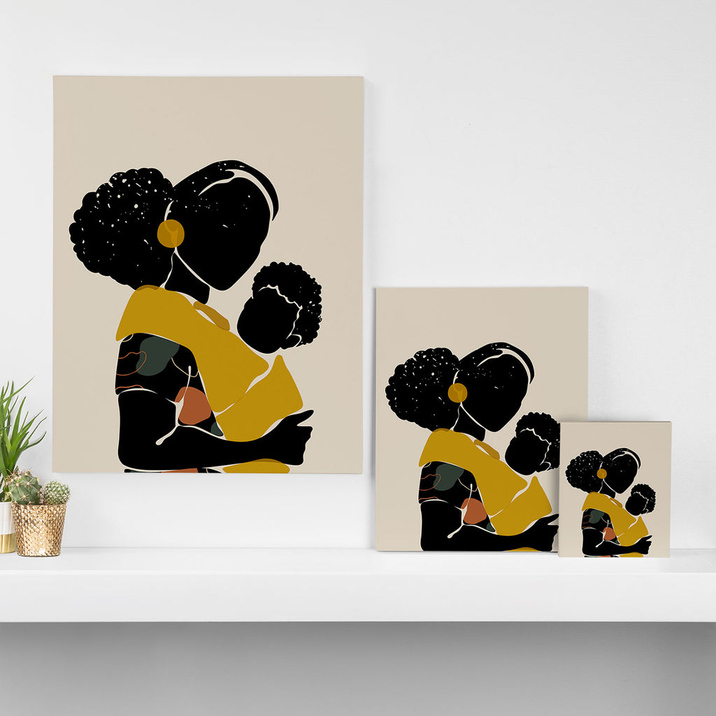 Black Hair No. 15 Canvas Print Gallery Image 3