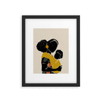 Black Hair No. 15 Framed Art Print Gallery Image 5