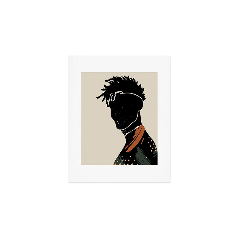 Black Hair No. 2 Art Print Gallery Image 1