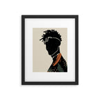 Black Hair No. 2 Framed Art Print Gallery Image 5