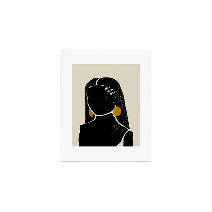 Black Hair No. 3 Art Print Gallery Image 1