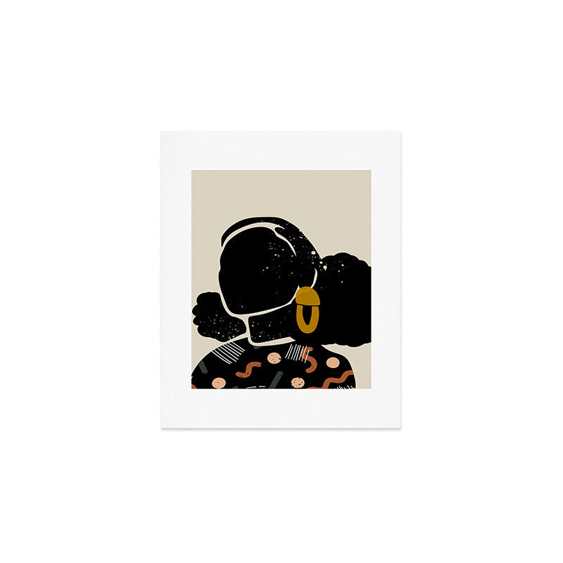 Black Hair No. 4 Art Print Gallery Image 1