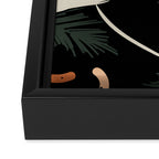 Black Hair No. 5 Framed Canvas Print Gallery Image 3