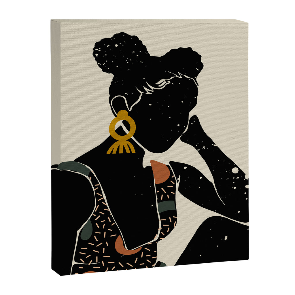 Black Hair No. 6 Canvas Print Gallery Image 6