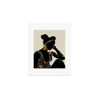 Black Hair No. 6 Art Print Gallery Image 1