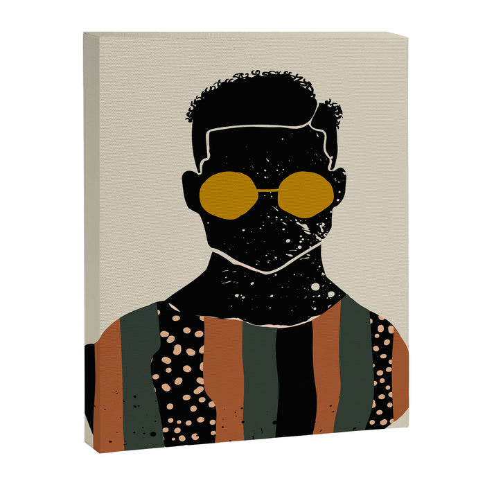 Black Hair No. 7 Canvas Print Gallery Image 1
